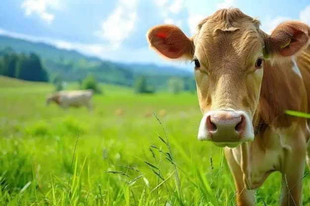 Cattle Farm Background